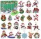 24 Days Christmas Countdown Calendar Diamond Crafts, Surprise Box Diamond Art Ornaments DIY Gift Craft Directions, Advent Calendar 2023 Christmas Diamond Painting Keychains Kits for Kids